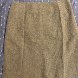 LOFT Olive Pencil Skirt
